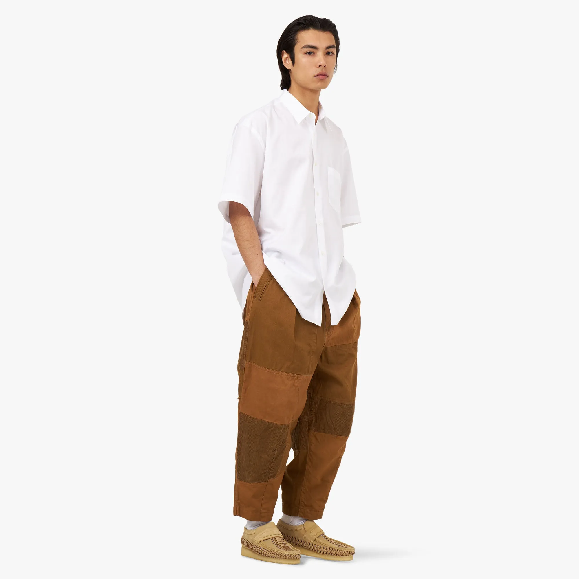 COMME des GARÇONS HOMME Multi Fabric Pants / Beige sold by Livestock product image thumbnail 4