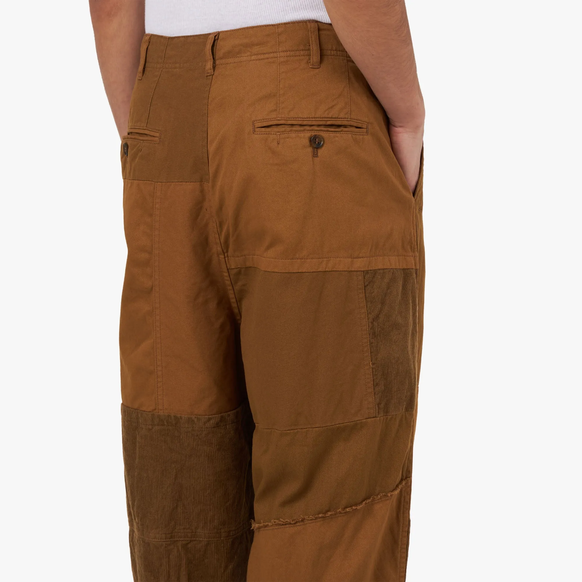 COMME des GARÇONS HOMME Multi Fabric Pants / Beige sold by Livestock product image thumbnail 5