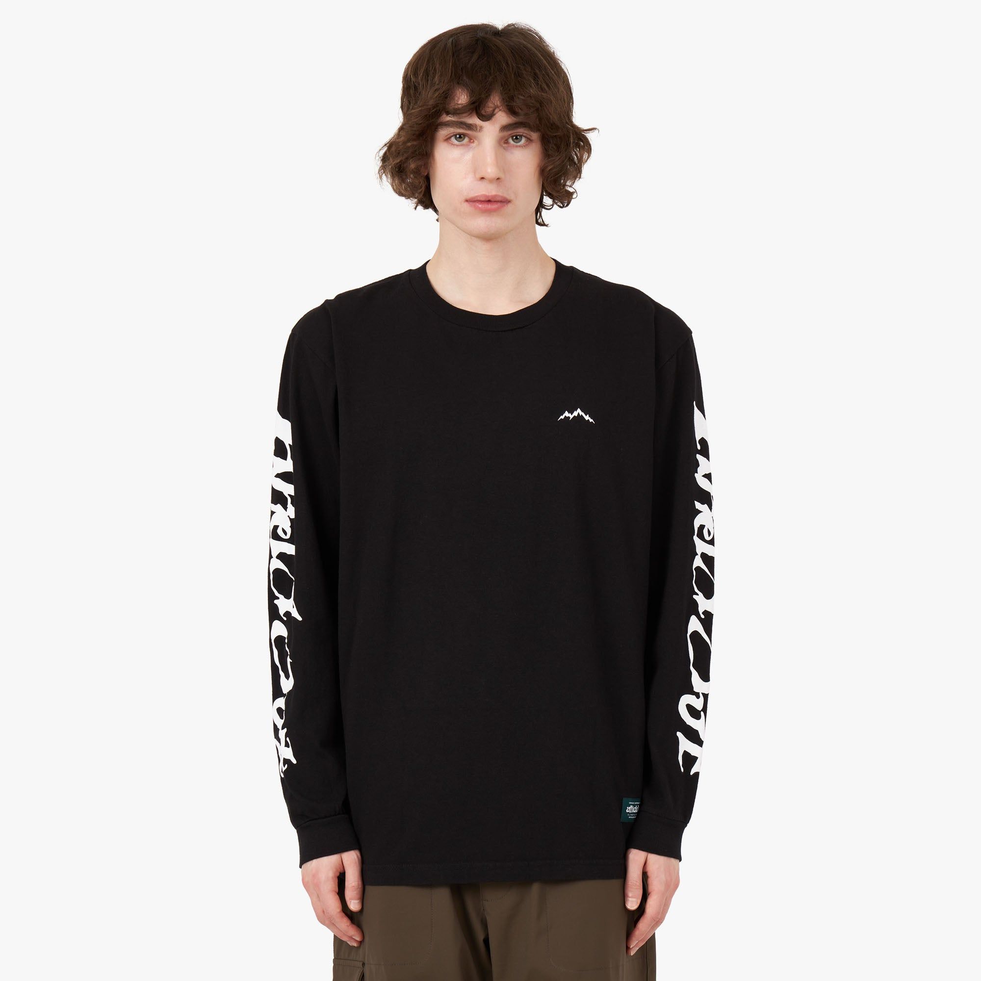 afield out Rapid Long Sleeve T-shirt / Black sold by Livestock