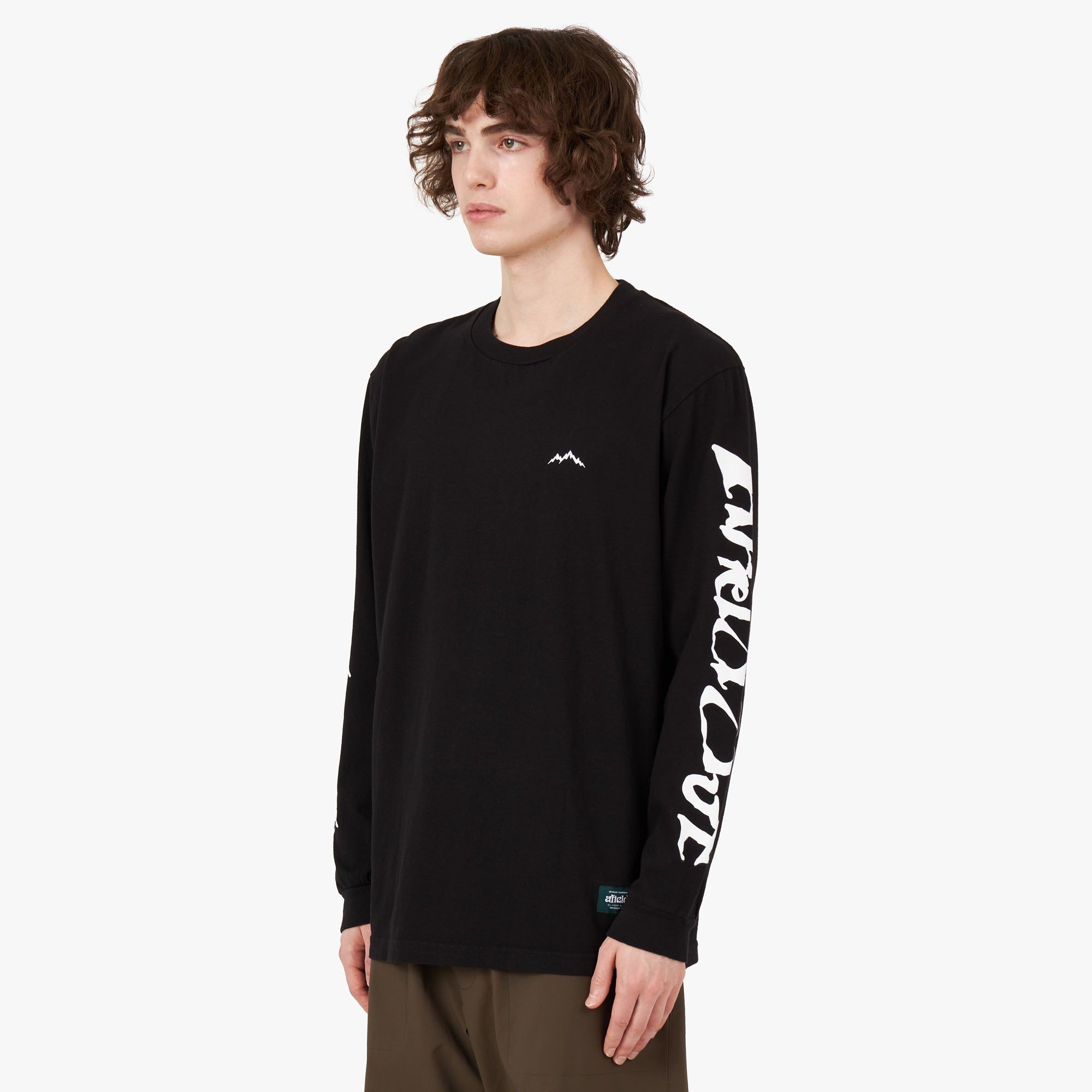 afield out Rapid Long Sleeve T-shirt / Black sold by Livestock product image thumbnail 2
