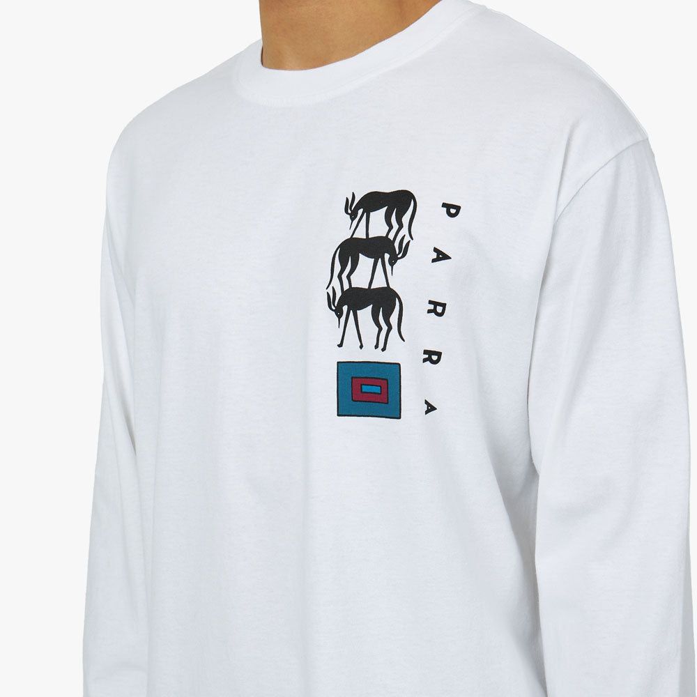 By Parra the berry farm long sleeve t-shirt / White sold by Livestock product image thumbnail 4