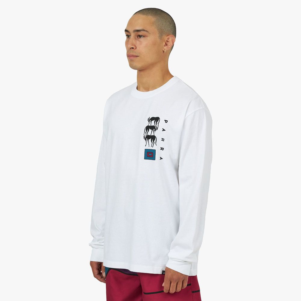 By Parra the berry farm long sleeve t-shirt / White sold by Livestock product image thumbnail 2