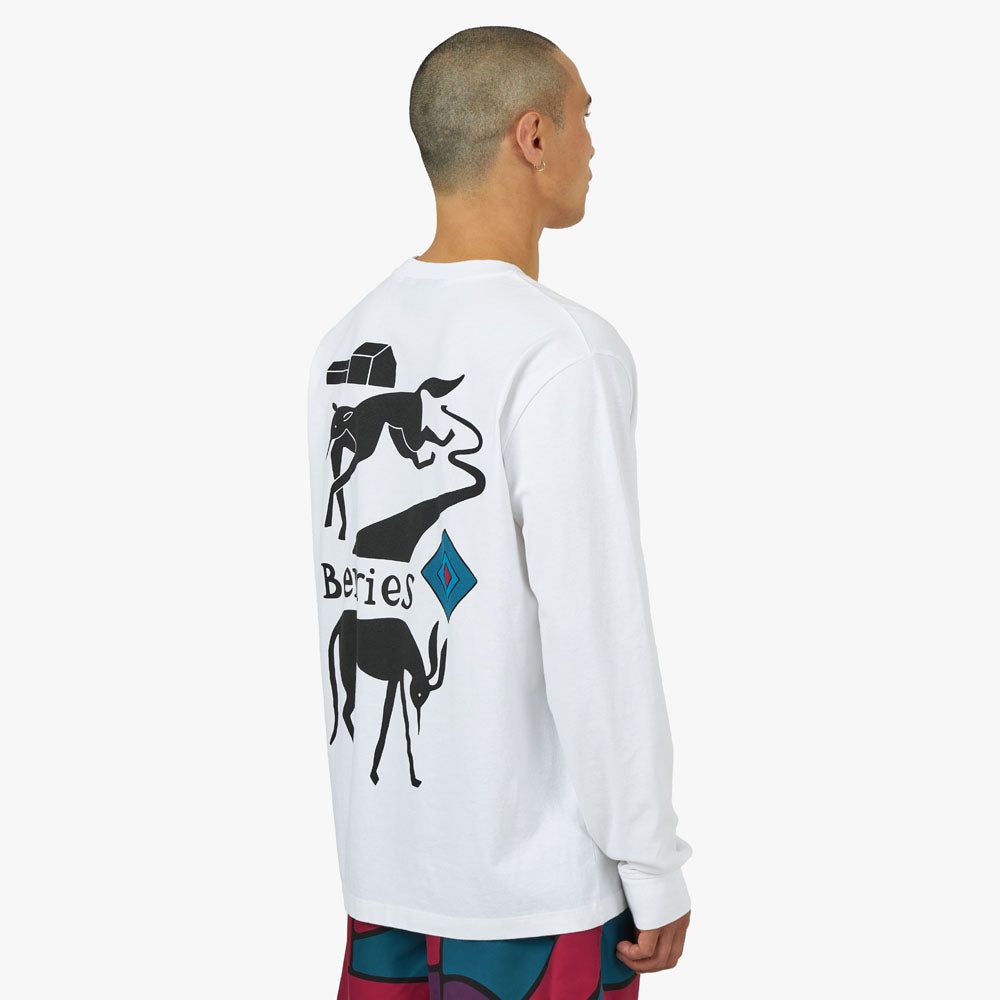 By Parra the berry farm long sleeve t-shirt / White sold by Livestock product image thumbnail 3