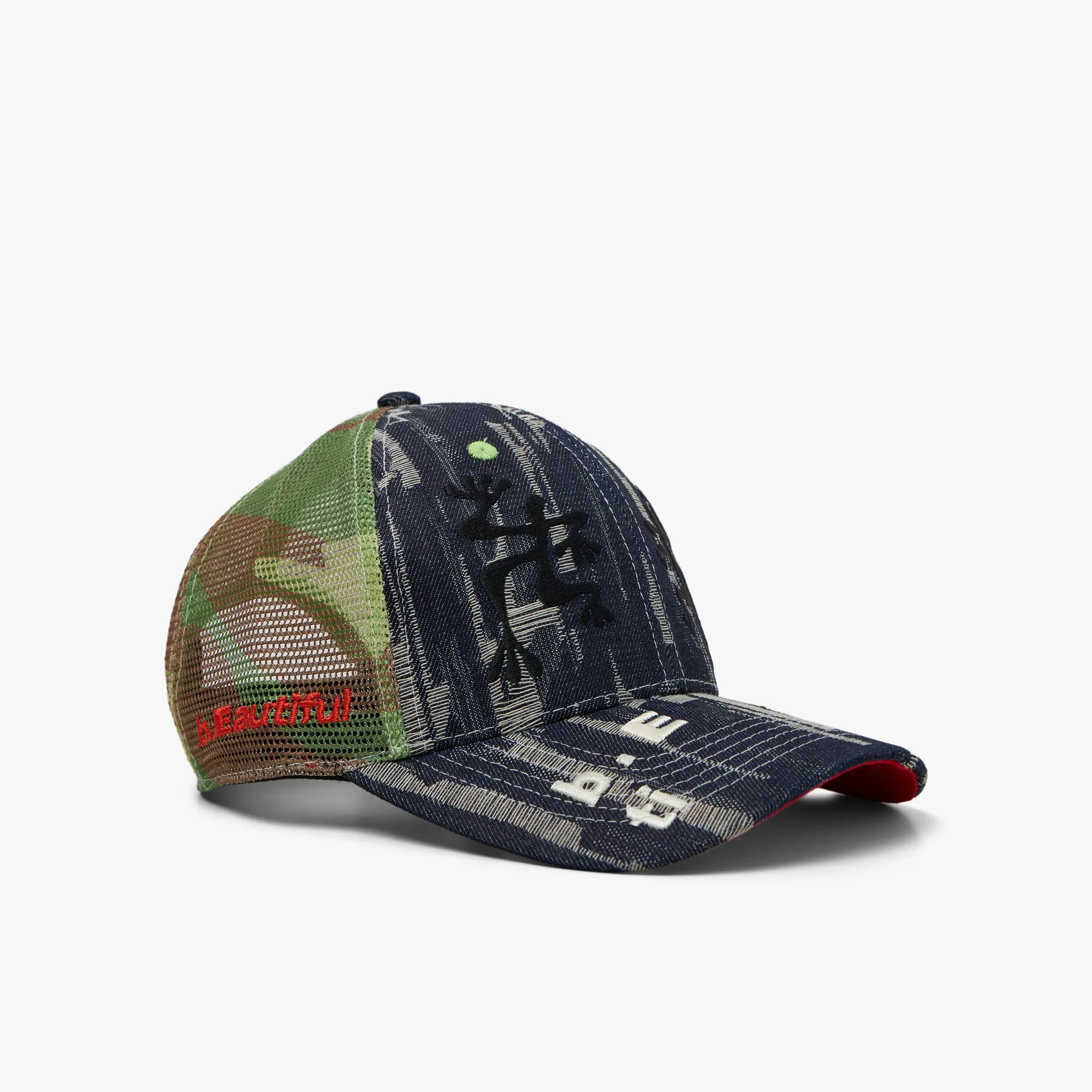 b.Eautiful Biyu Trucker Hat / Peak Camo sold by Livestock