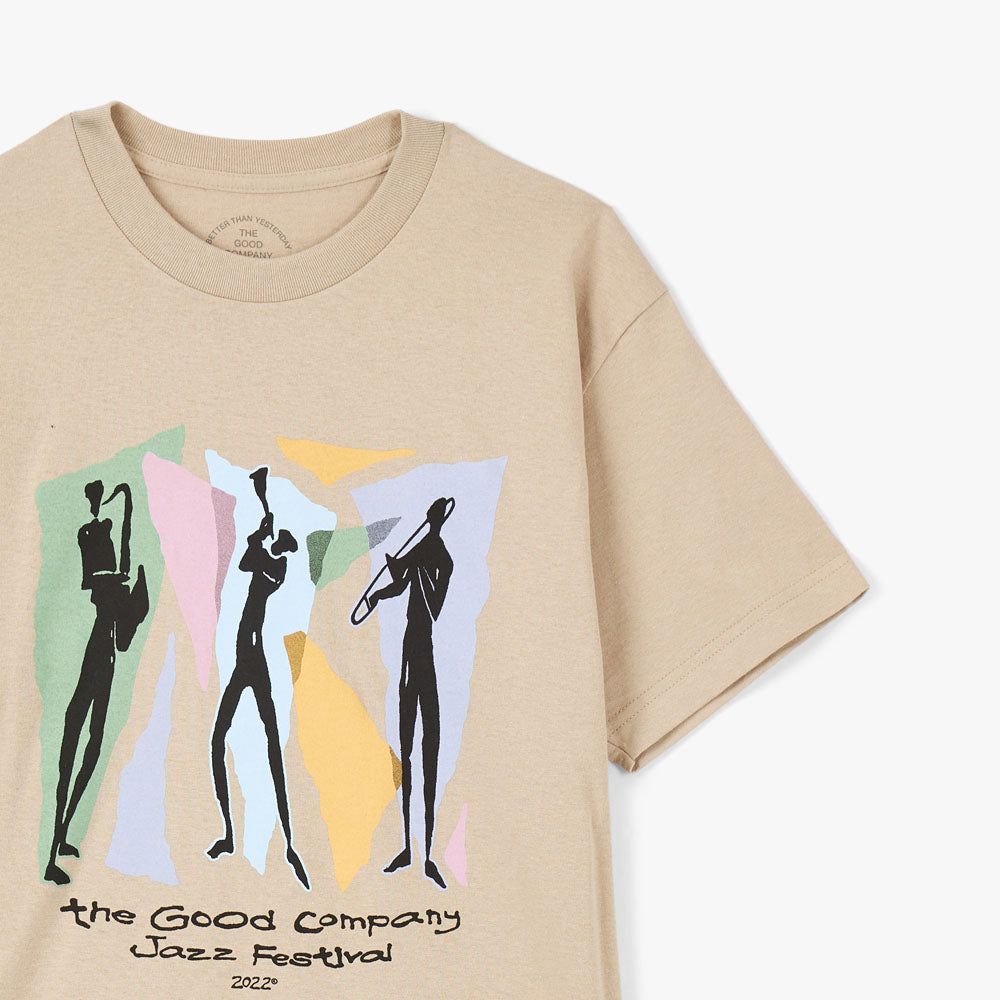 The Good Company Jazz Fest Tee / Tan sold by Livestock product image thumbnail 6