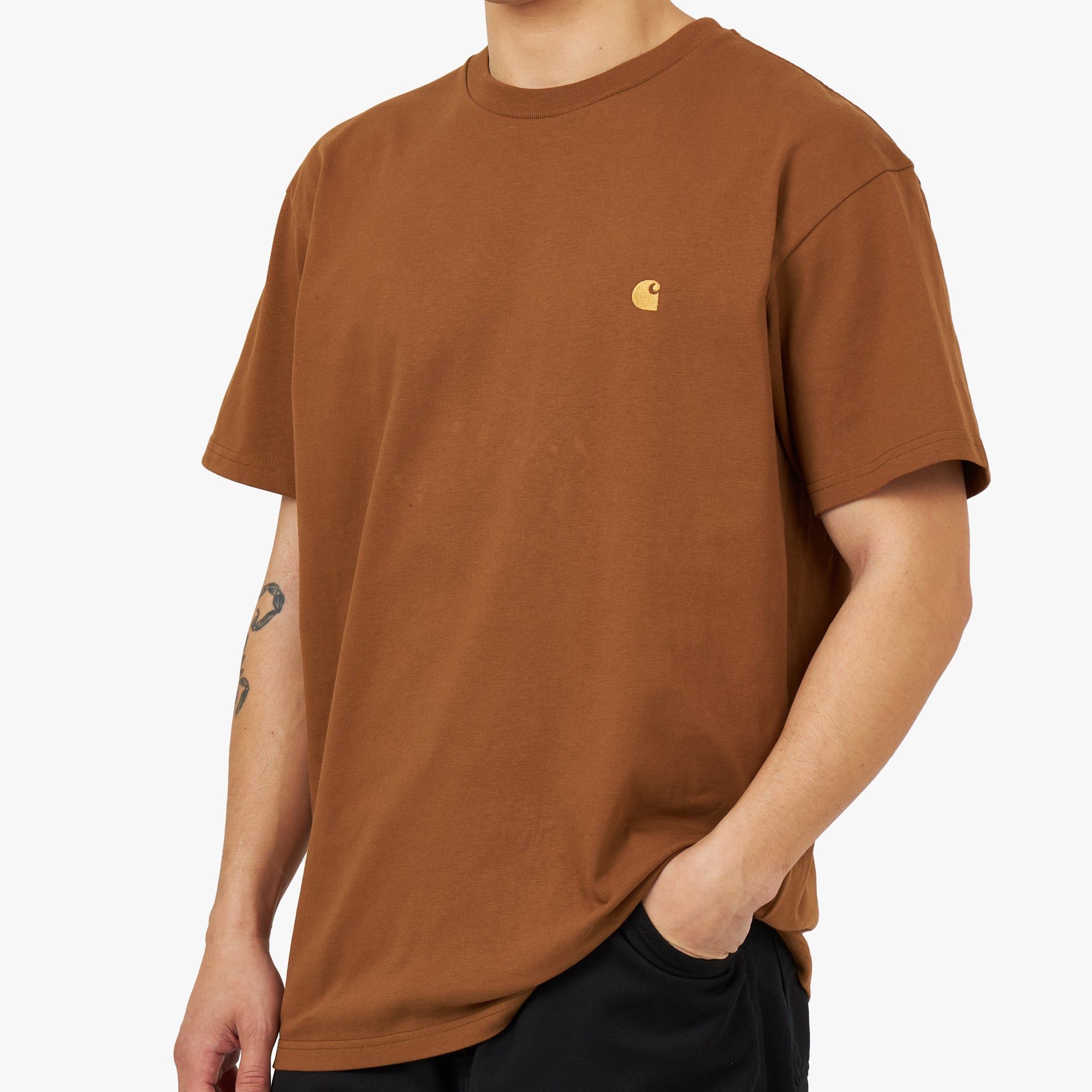 Carhartt WIP Chase T-shirt / Hamilton Brown sold by Livestock product image thumbnail 5