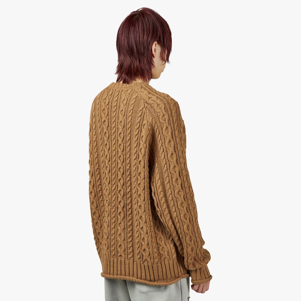 Honor The Gift HTG Cable Knit Jumper / Tan sold by Livestock product image thumbnail 3