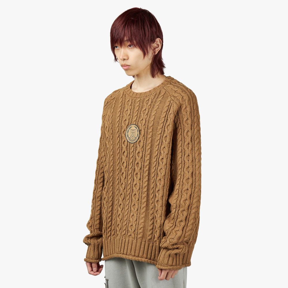 Honor The Gift HTG Cable Knit Jumper / Tan sold by Livestock product image thumbnail 2