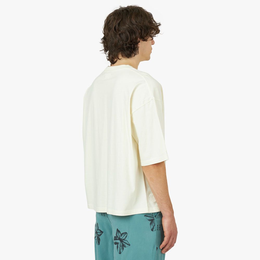 Honor The Gift Crest Box Tee / Bone sold by Livestock product image thumbnail 3