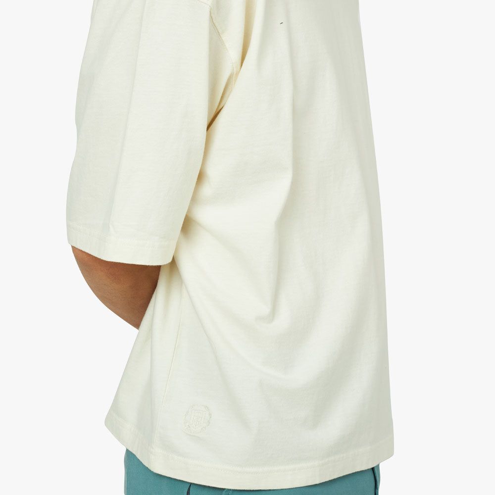 Honor The Gift Crest Box Tee / Bone sold by Livestock product image thumbnail 4