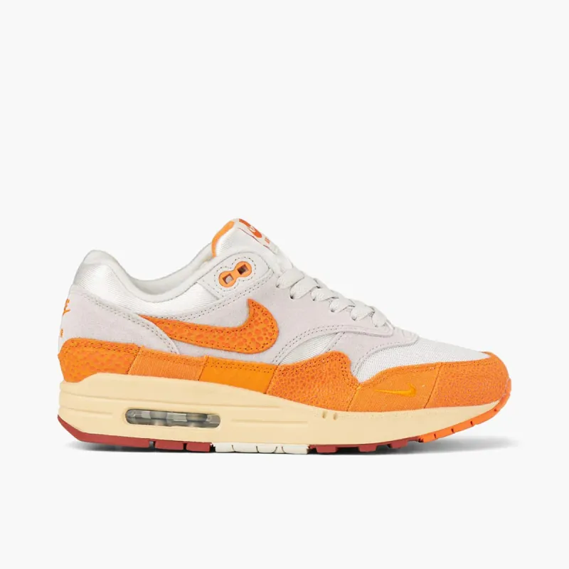 Nike Women's Air Max 1 Light Bone / Magma Orange sold by Livestock