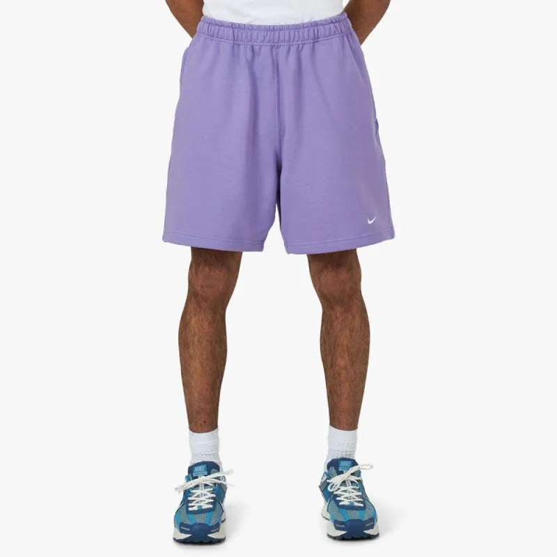 Nike Solo Swoosh French Terry Short Space Purple/White sold by Livestock