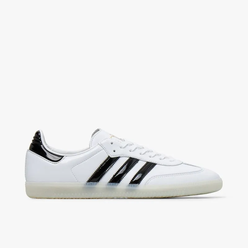 adidas Originals x Jason Dill Samba Cloud White / Core Black - Metallic Gold sold by Livestock