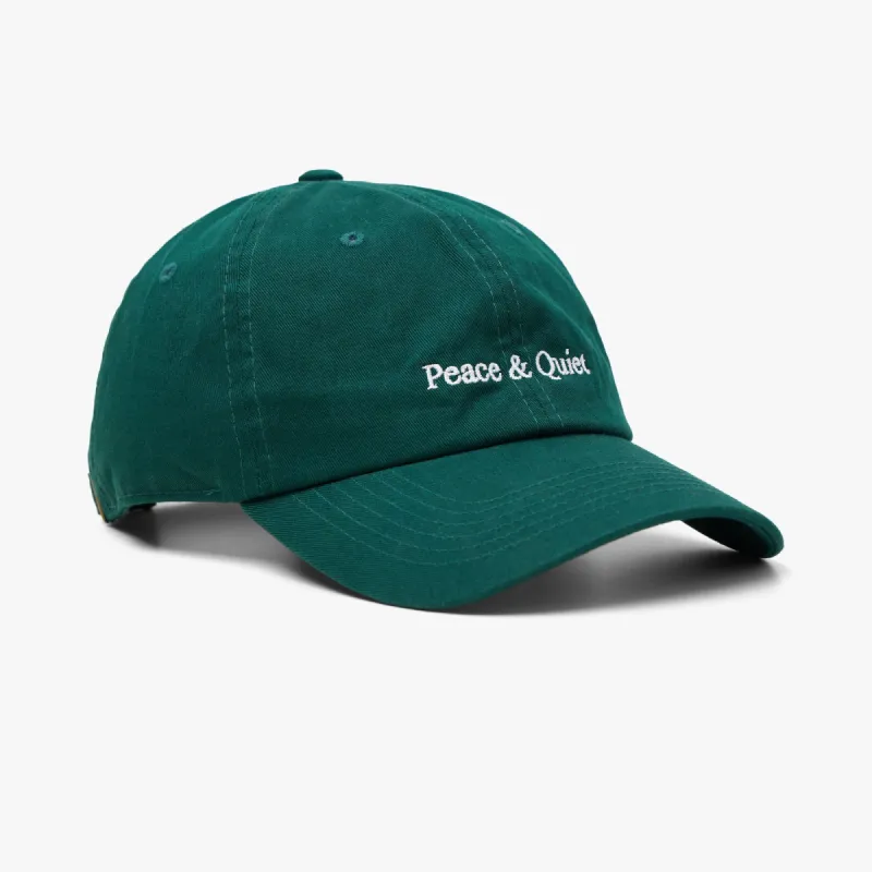 Museum Of Peace & Quiet Wordmark Hat / Forest sold by Livestock