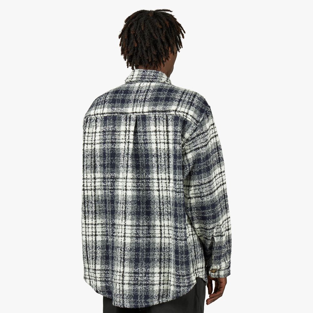 Fucking Awesome Heavy Flannel Overshirt / Navy / White sold by Livestock product image thumbnail 3