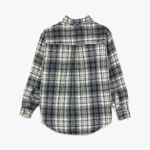 Fucking Awesome Heavy Flannel Overshirt / Navy / White sold by Livestock
