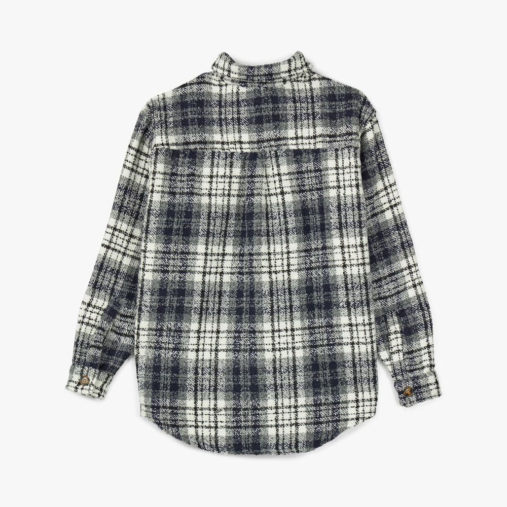 Fucking Awesome Heavy Flannel Overshirt / Navy / White sold by Livestock product image thumbnail 5