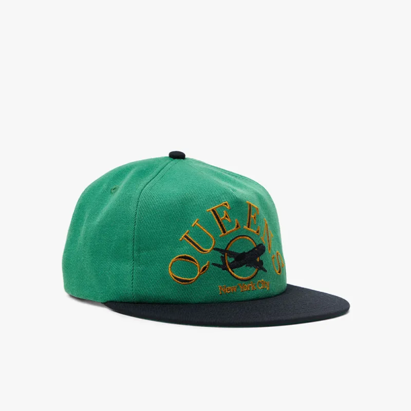 Awake NY 5 Borough Snapback Hat Queens / Green made by Livestock