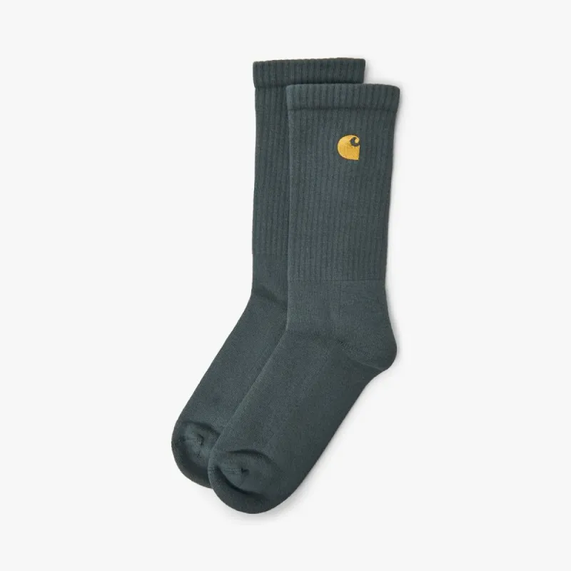Carhartt WIP Chase Socks Jura / Gold sold by Livestock
