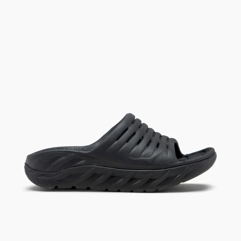 Hoka Women's Ora Recovery Slide Black / Black sold by Livestock