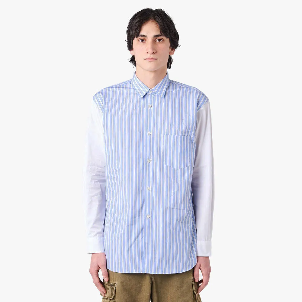 COMME des GARÇONS SHIRT Pinstripe Shirt Blue / White sold by Livestock