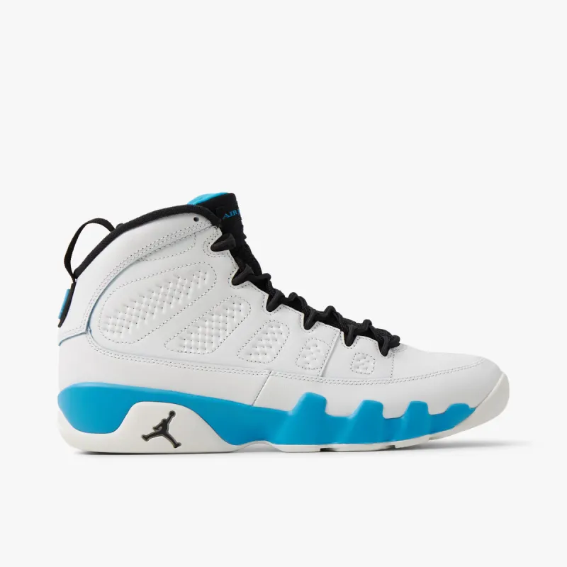 Jordan 9 Retro Summit White / Black - Dark Powder Blue sold by Livestock