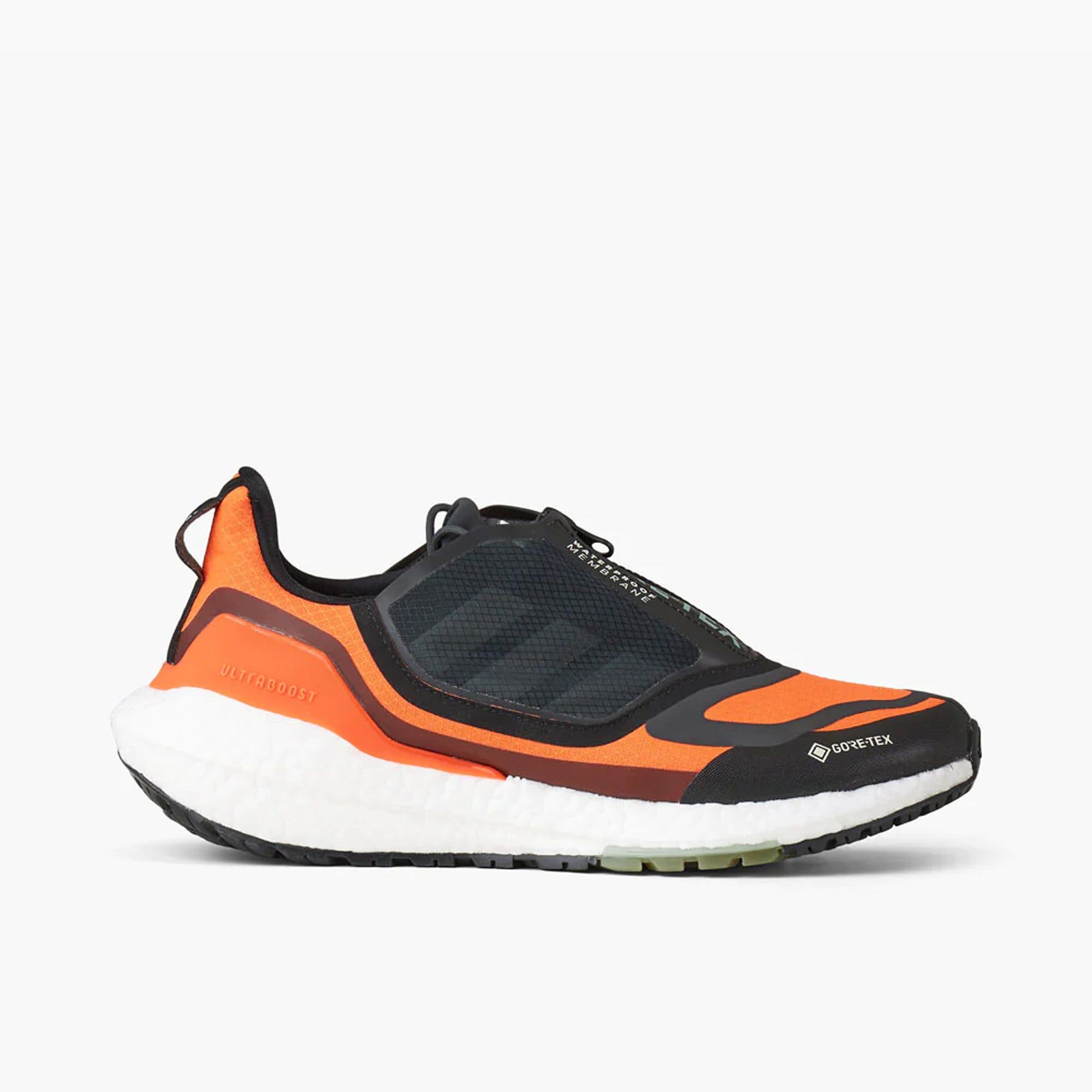 adidas Ultraboost 22 GORE-TEX Impact Orange / Linen Green - Core Black sold by Livestock
