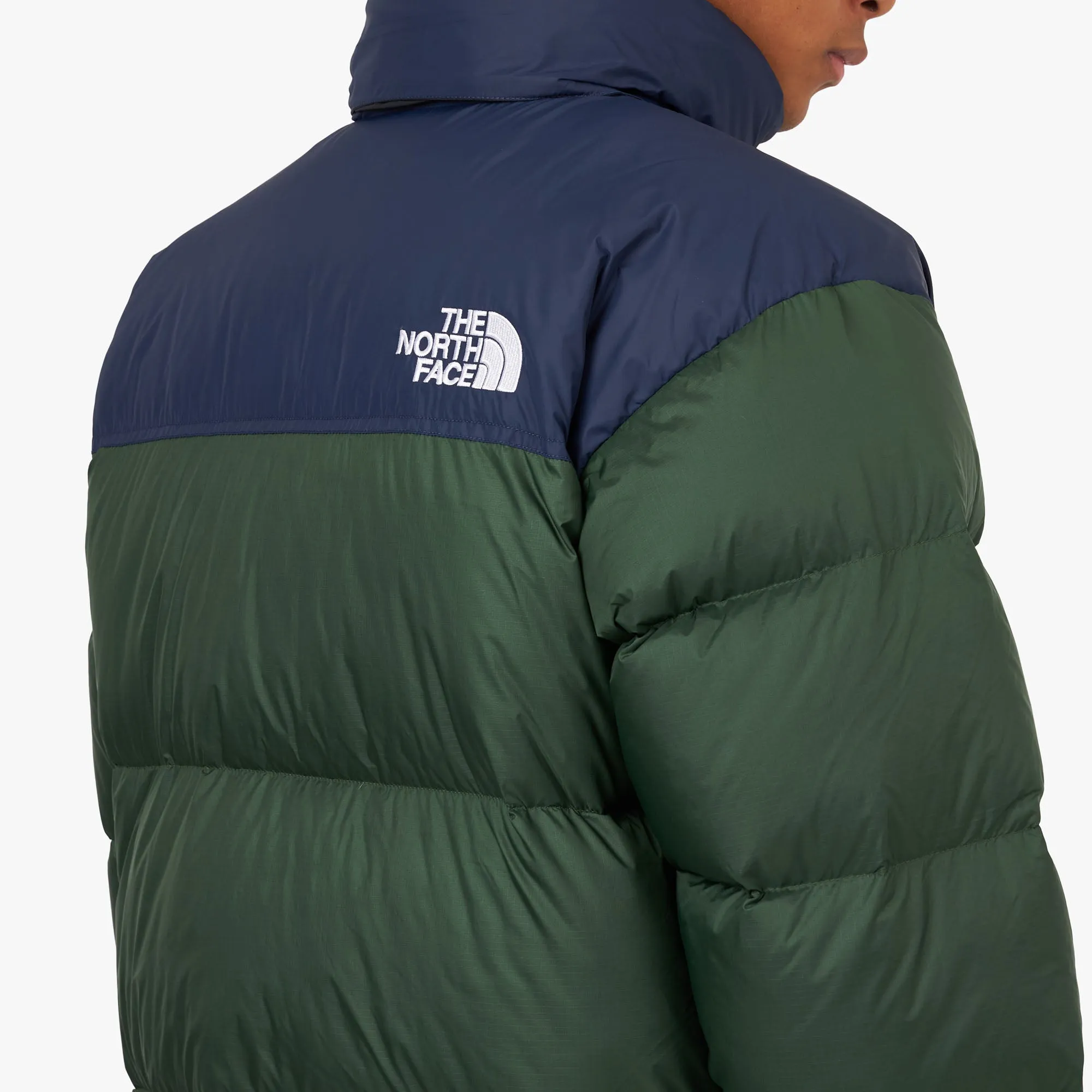The North Face 1996 Retro Nuptse Jacket Pine Green / Summit Navy sold by Livestock product image thumbnail 5