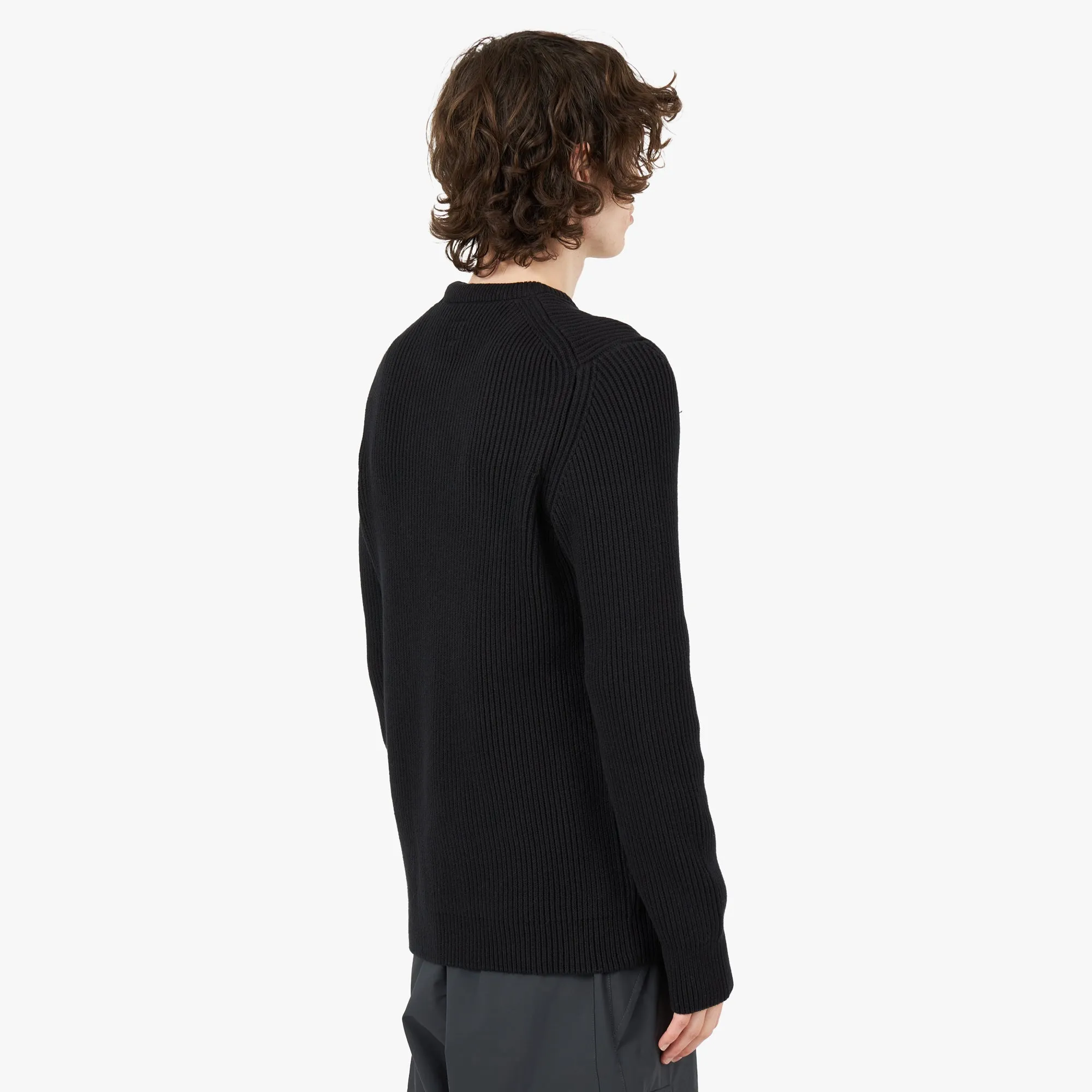 C.P. Company Full Rib Crewneck / Black sold by Livestock product image thumbnail 3