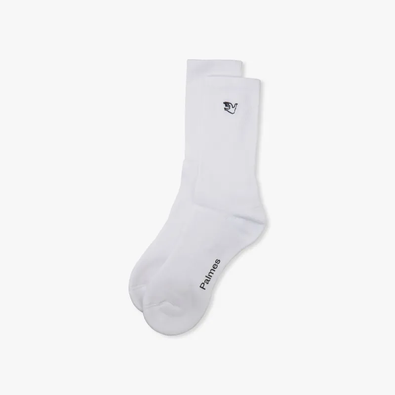 Palmes Mid Socks / White sold by Livestock