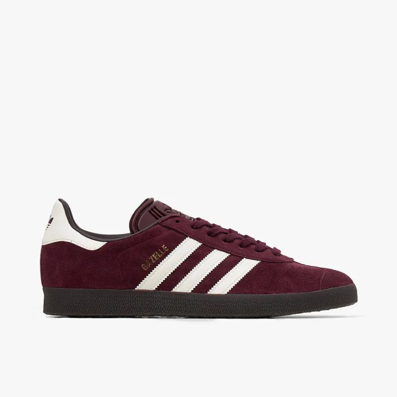 adidas Originals Gazelle Maroon / Chalk White - Gum sold by Livestock