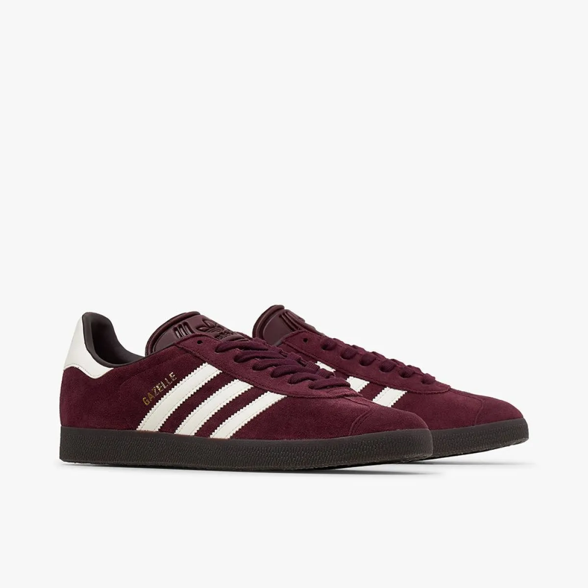 NWOT ADIDAS Original Gazelle Oxblood and White Sneakers with Gum Sole adidas Gazelle Maroon Gum - Sneaker Bar Detroit main image 2