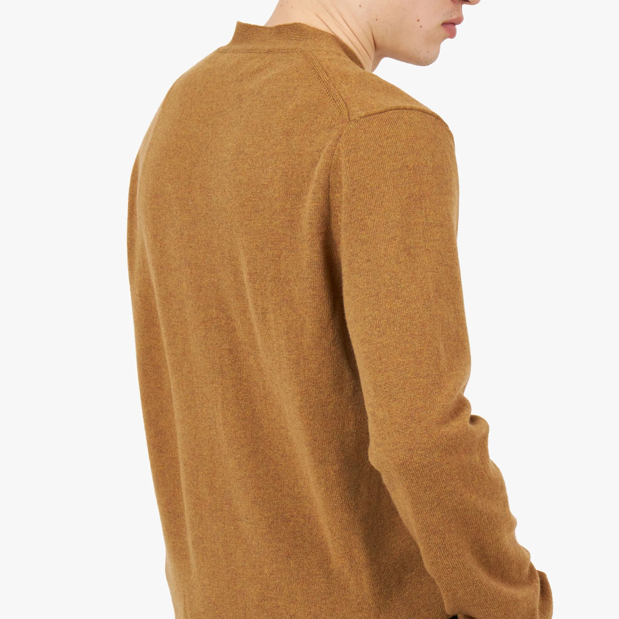 COMME des GARÇONS PLAY Small Red Heart Cardigan / Camel sold by Livestock product image thumbnail 5
