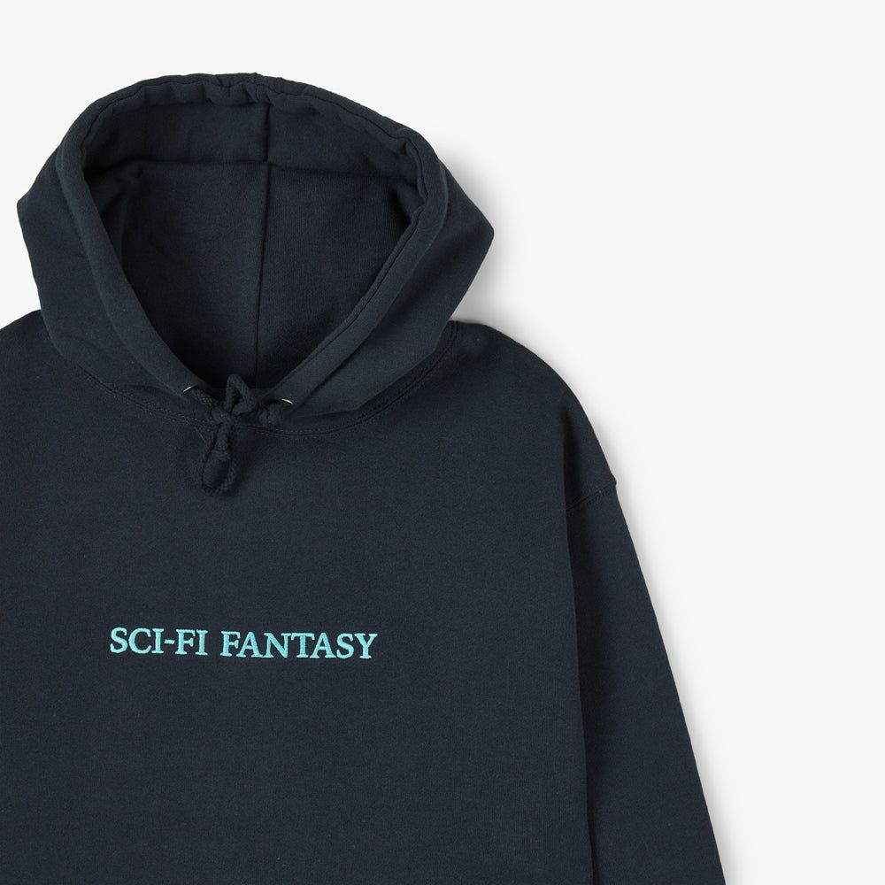 Sci-Fi Fantasy Logo Pullover Hoodie / Navy sold by Livestock product image thumbnail 6