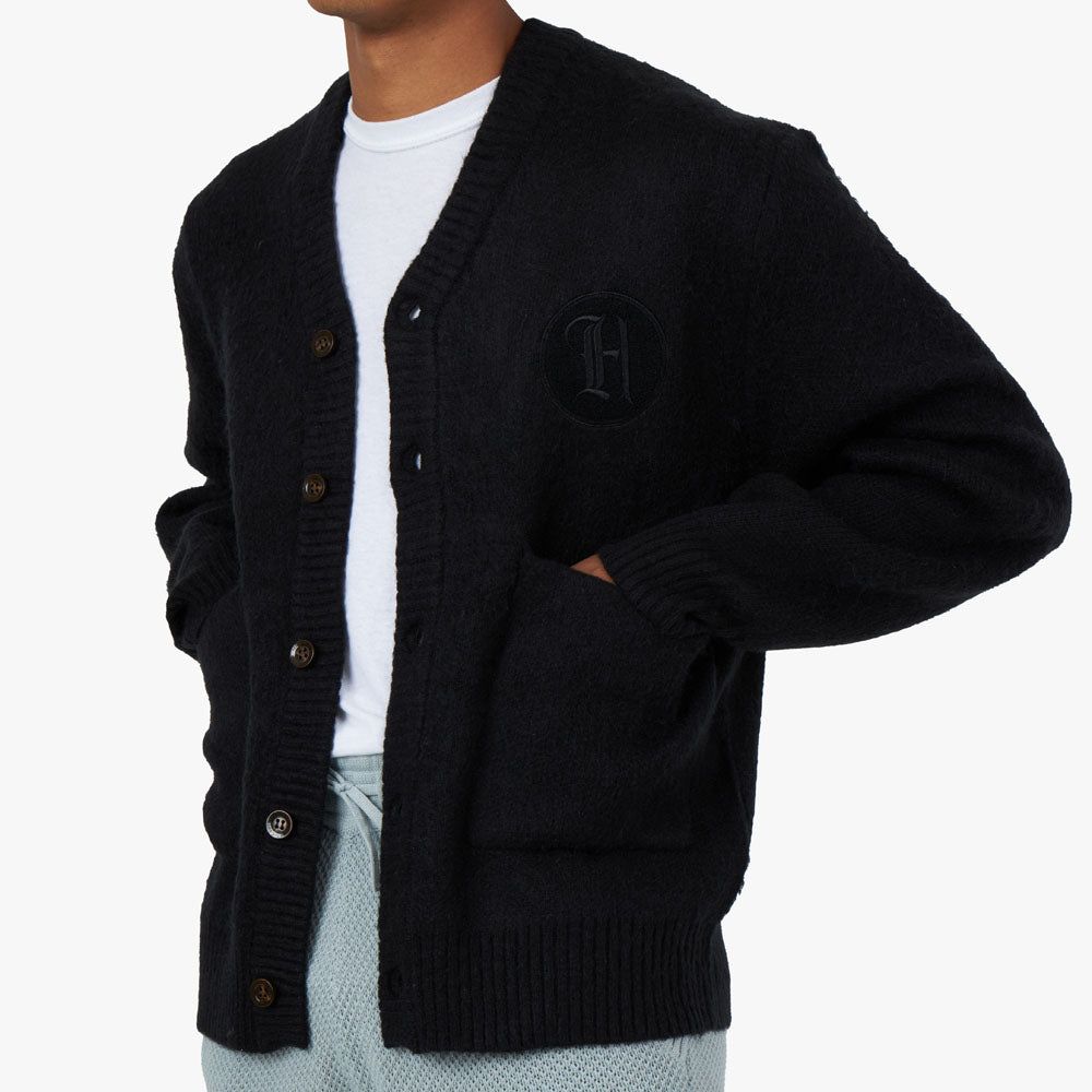 Honor The Gift Stamped Patch Cardigan / Black sold by Livestock product image thumbnail 4