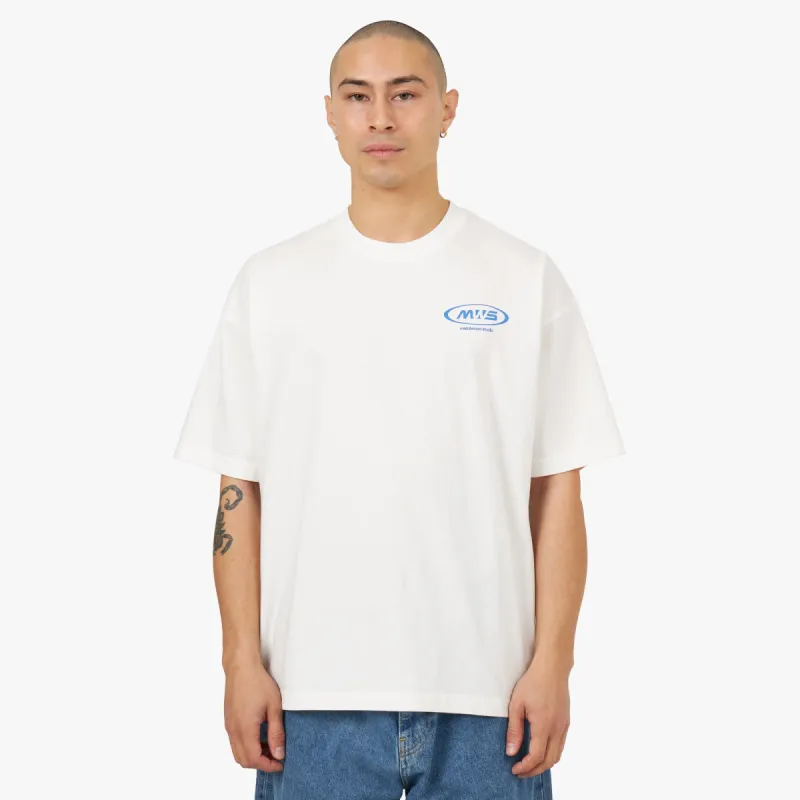 Metalwood Studio Brush Strokes T-shirt / White made by Livestock
