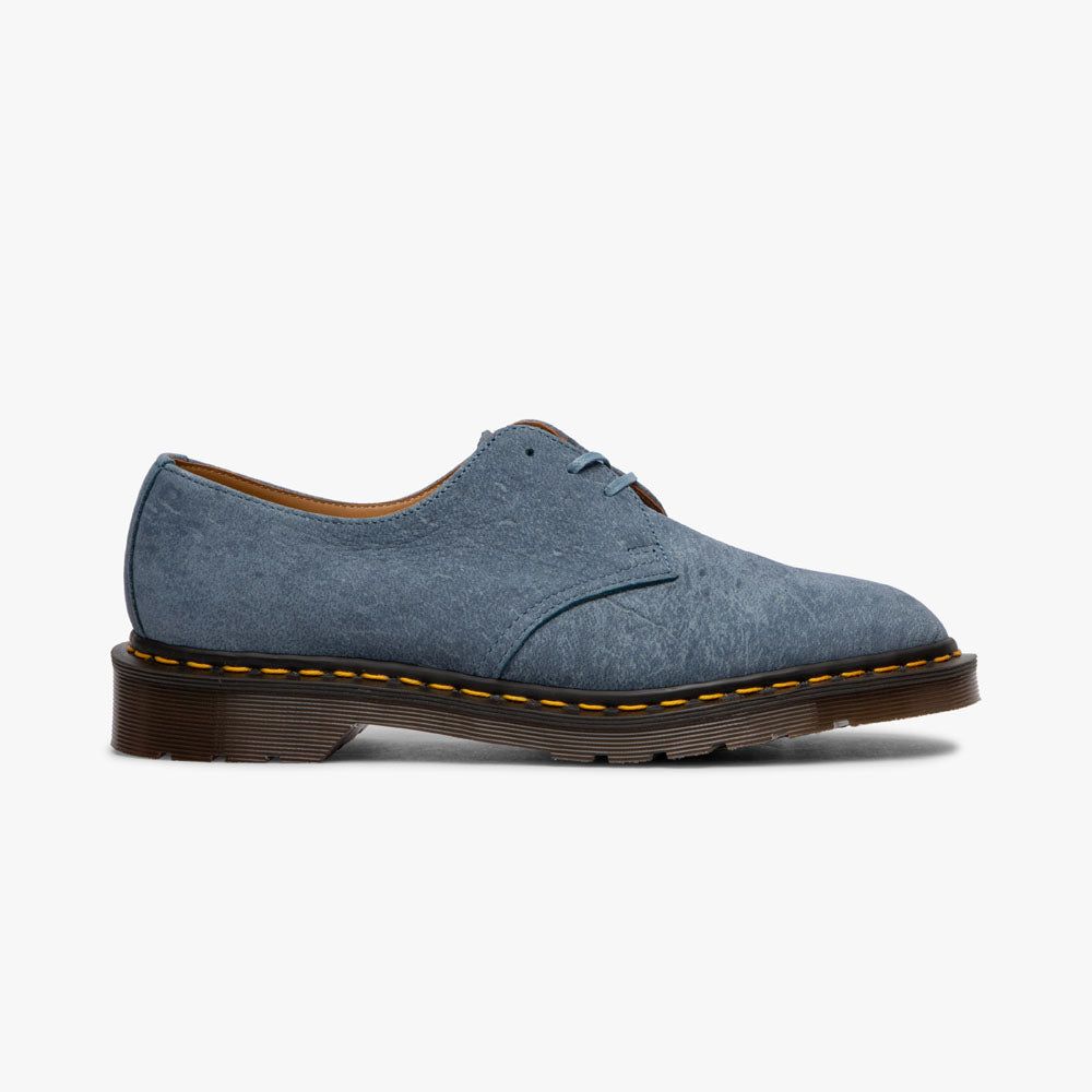 Dr Martens 1461 Made In UK Savannah Nubuck Blue sold by Livestock
