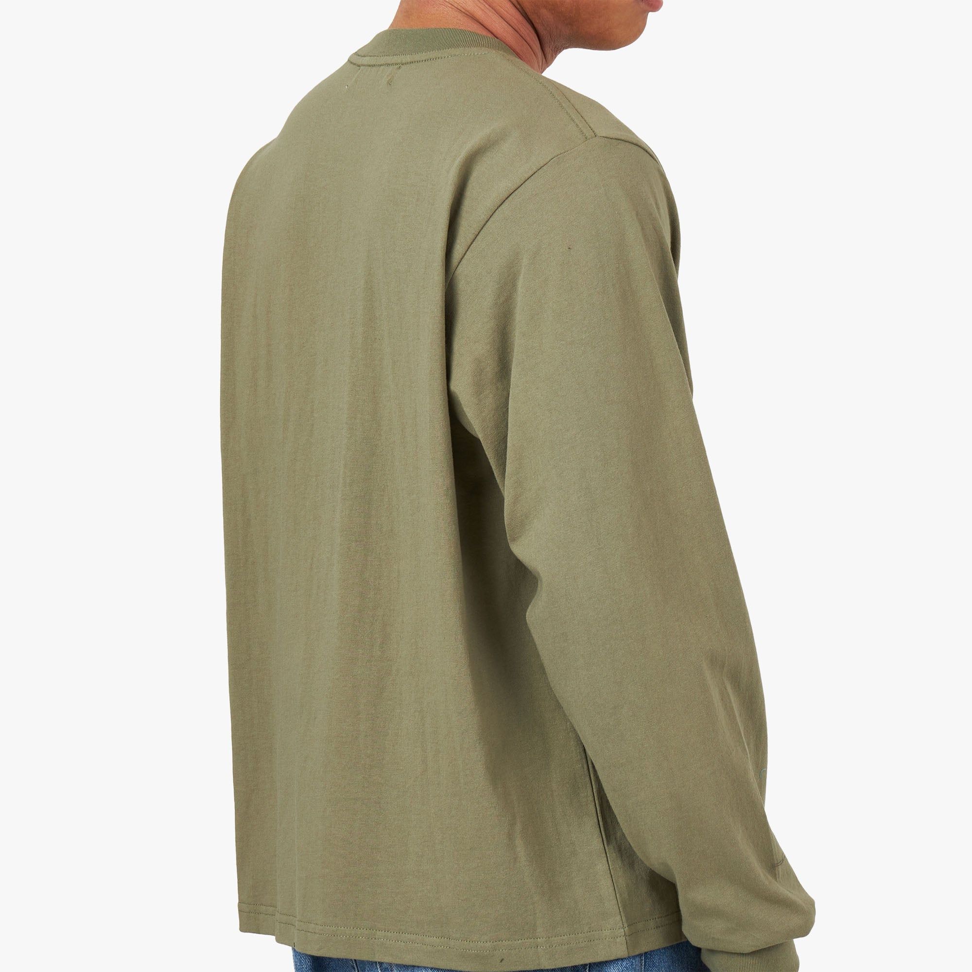 Museum of Peace & Quiet Healing Systems Long Sleeve T-shirt / Olive sold by Livestock product image thumbnail 5