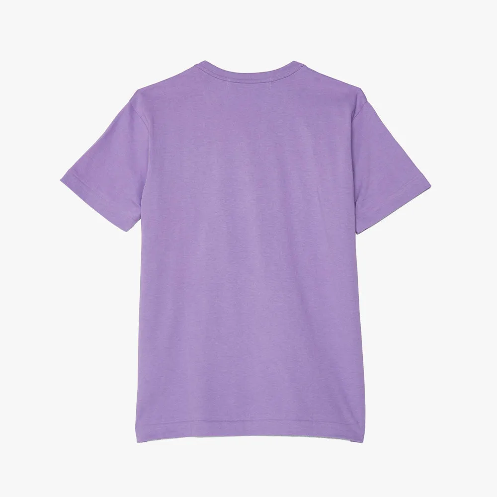 COMME des GARÇONS PLAY Red Heart T-shirt / Purple sold by Livestock product image thumbnail 5