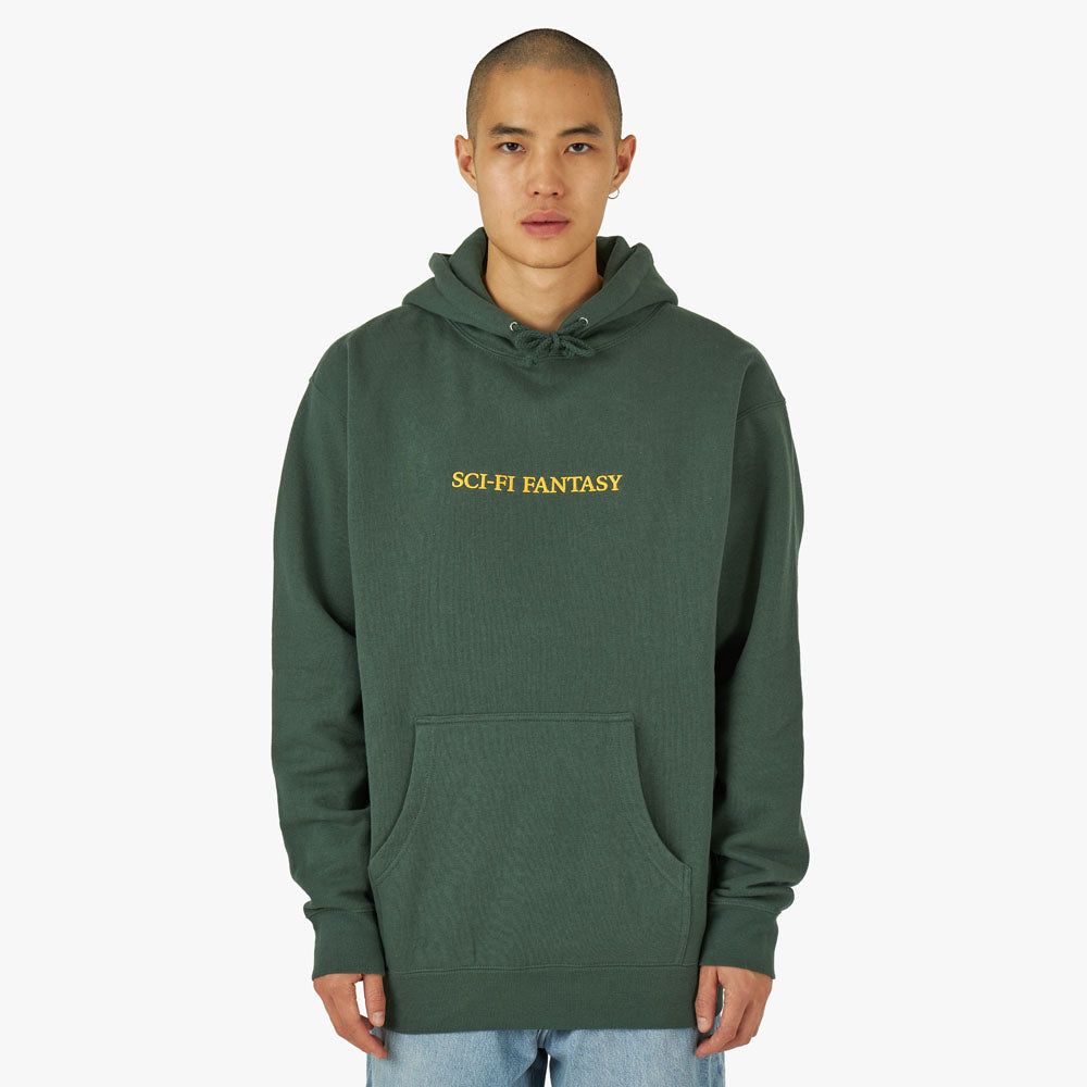 Sci-Fi Fantasy Logo Pullover Hoodie / Forest sold by Livestock