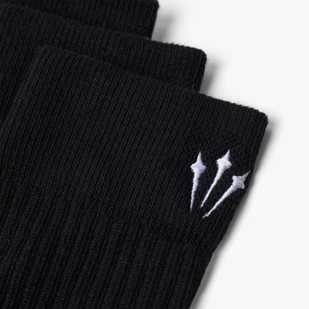 Nike NOCTA Crew Socks (3 Pack) / Black sold by Livestock product image thumbnail 3