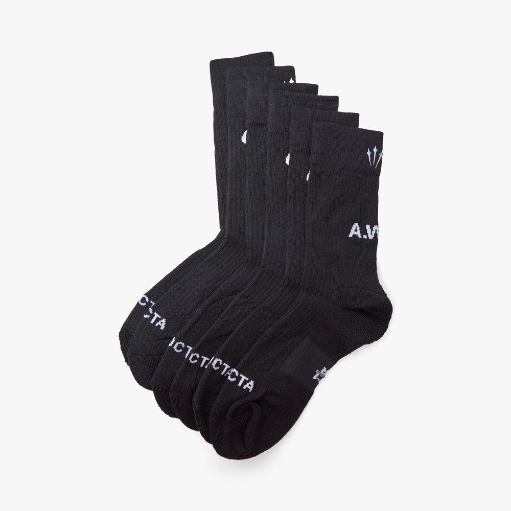Nike NOCTA Crew Socks (3 Pack) / Black sold by Livestock product image thumbnail 4