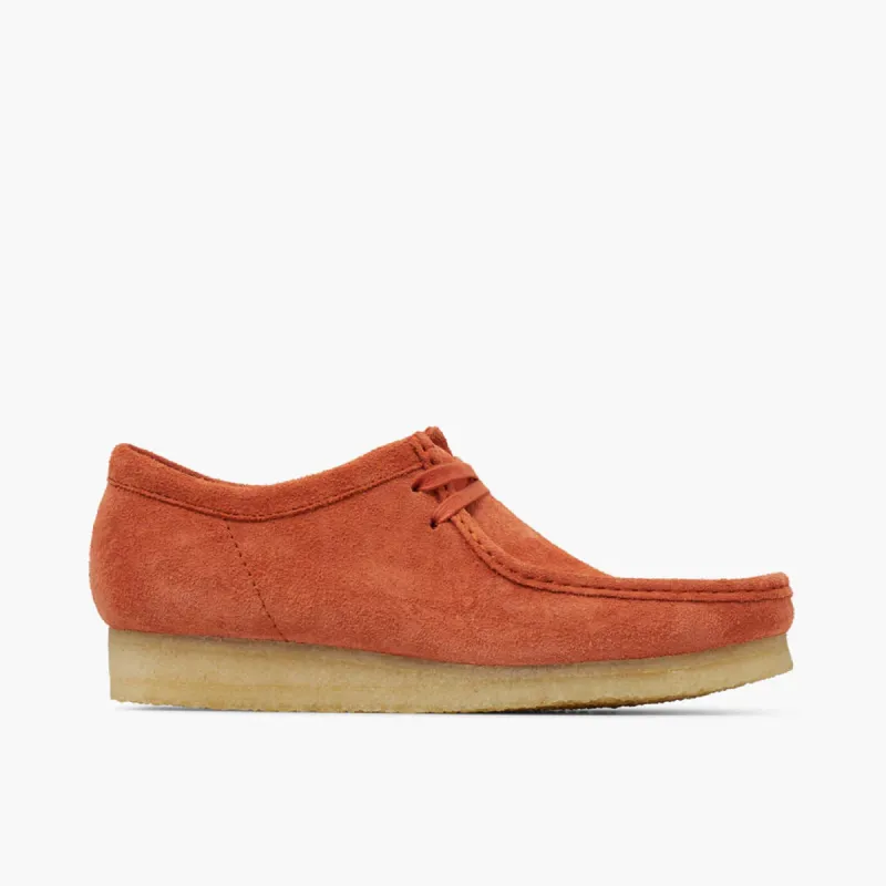 Clarks Originals Wallabee / Burnt Orange Suede sold by Livestock
