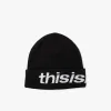 Thisisneverthat SP-Logo Big Cuff Beanie / Black sold by Livestock