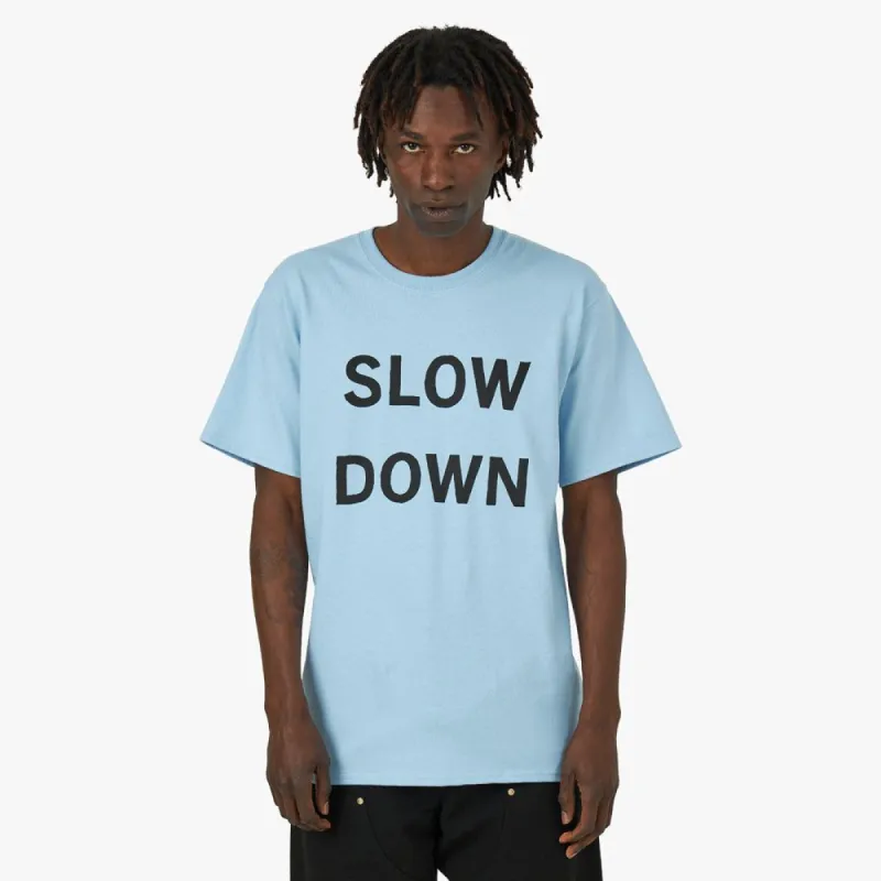 Cowgirl Slow Down T-shirt / Blue made by Livestock