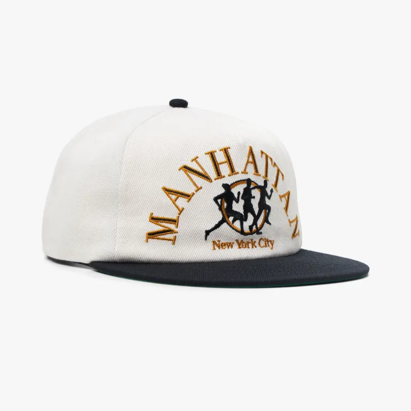 Awake NY 5 Borough Snapback Hat Manhattan / White made by Livestock