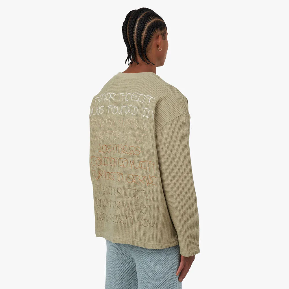 Honor The Gift Purpose Box Long Sleeve T-shirt / Light Brown sold by Livestock product image thumbnail 3