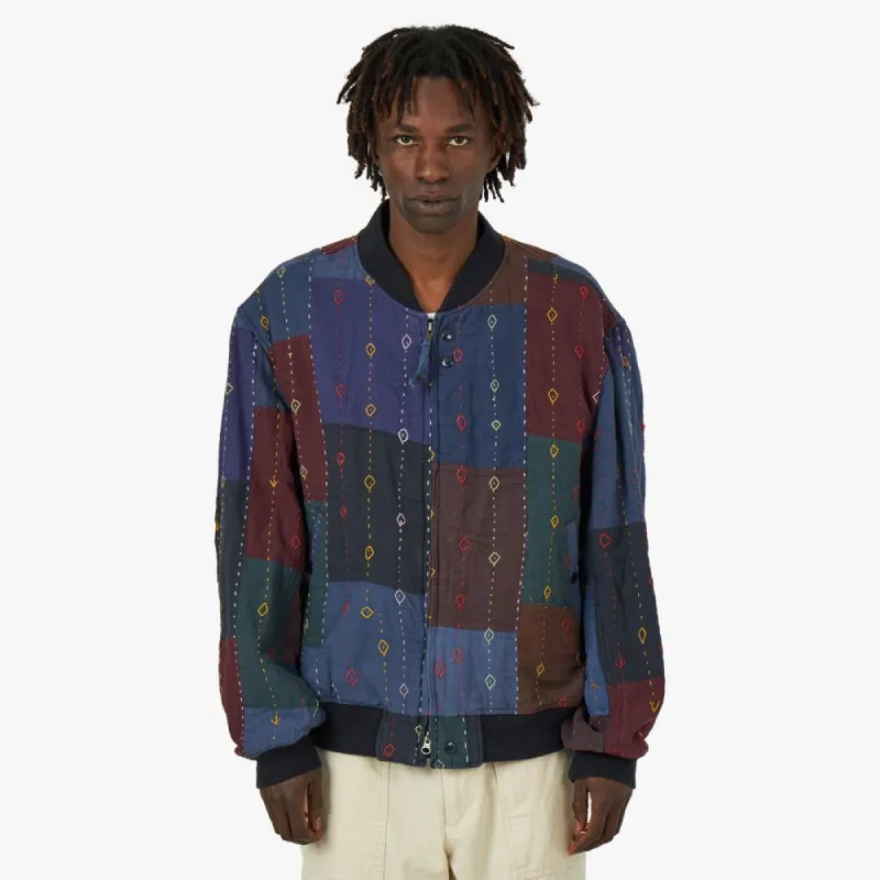 ジャケット・アウター Engineered Garments Aviator Jacket MA-1 Engineered Garments Aviator Jacket / Navy Square Handstitch | Parallel