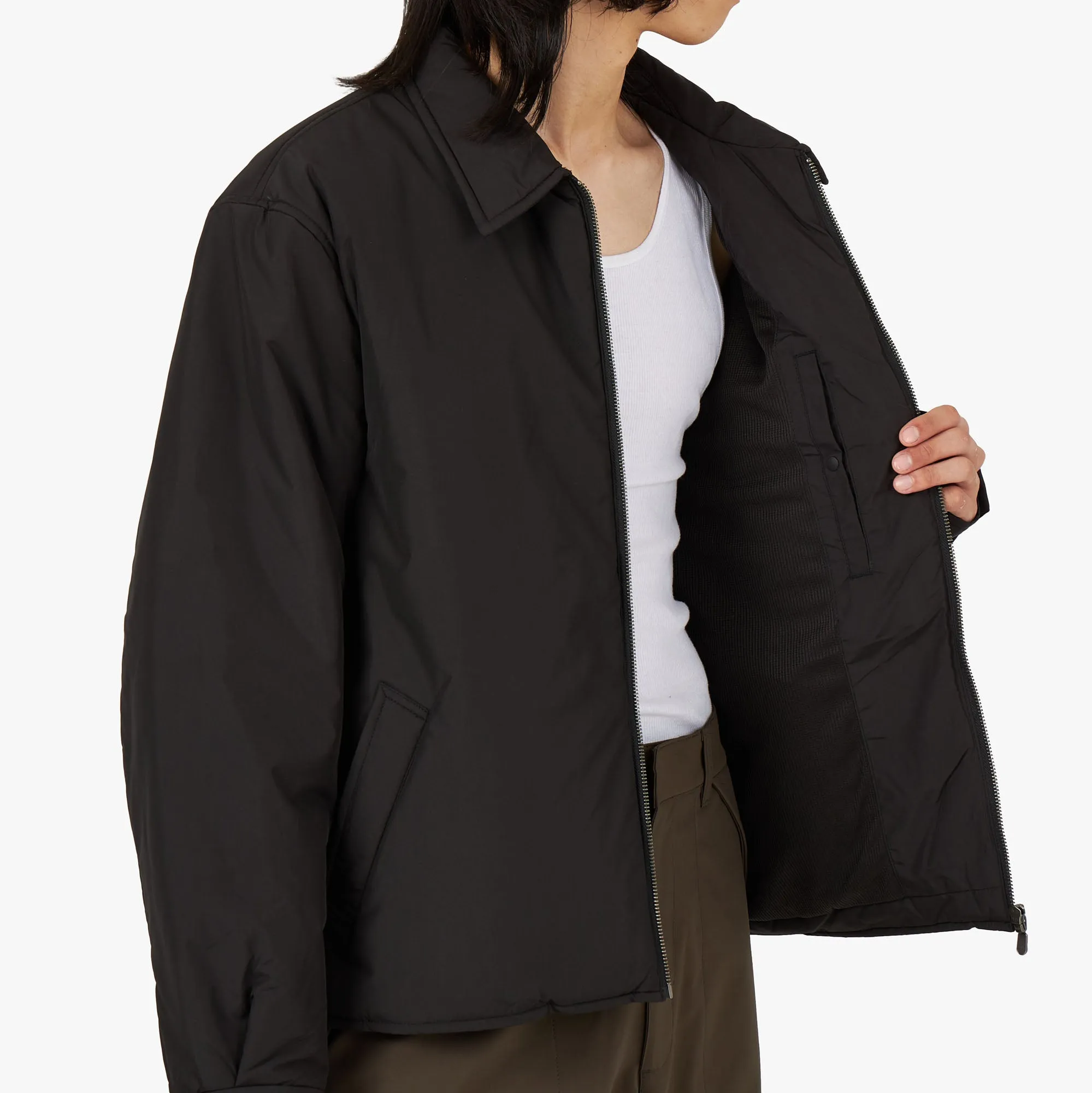 Adsum Padded Zip Jacket / Black sold by Livestock product image thumbnail 4