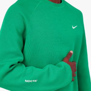Nike NOCTA Tech Fleece Crewneck Stadium Green / Sail sold by Livestock
